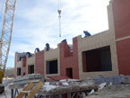 Продолжается строительство 2-го этажа жилого дома № 9-6, февраль 2016 г.