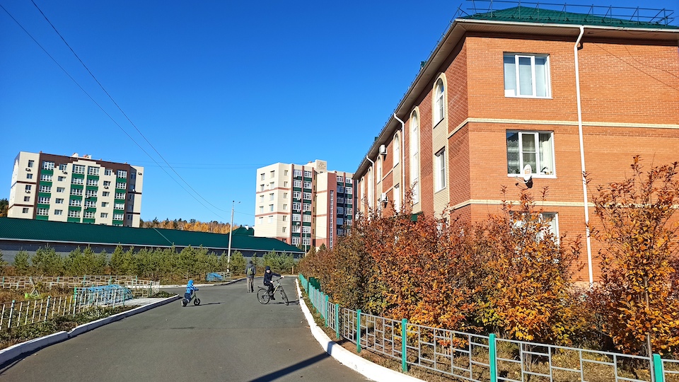 Осень в закрытом посёлке Еланчик, октябрь 2021 г.