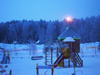 Освещение детской площадки, январь 2013 г.